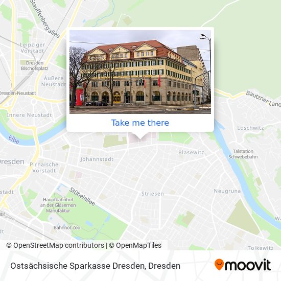 Карта Ostsächsische Sparkasse Dresden