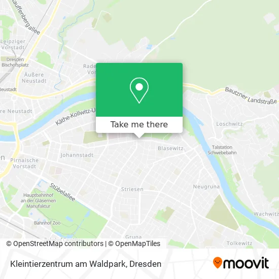 Карта Kleintierzentrum am Waldpark