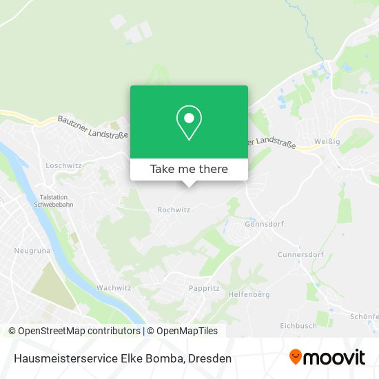 Hausmeisterservice Elke Bomba map