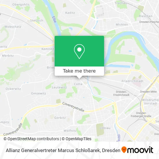 Карта Allianz Generalvertreter Marcus Schloßarek