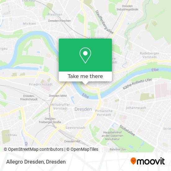 Карта Allegro Dresden