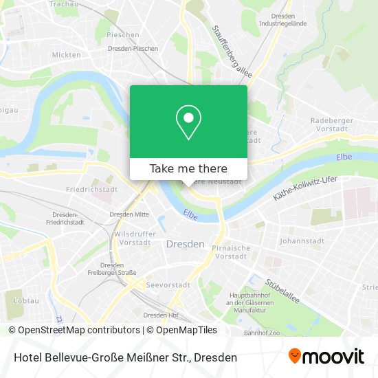 Hotel Bellevue-Große Meißner Str. map
