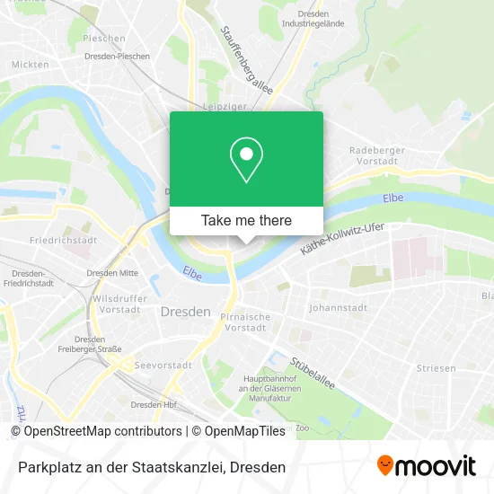 Карта Parkplatz an der Staatskanzlei