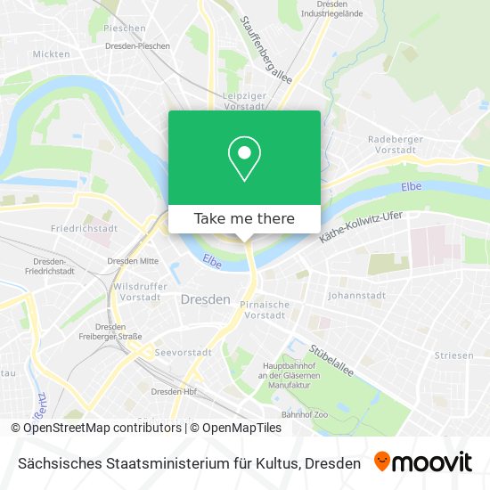 Sächsisches Staatsministerium für Kultus map