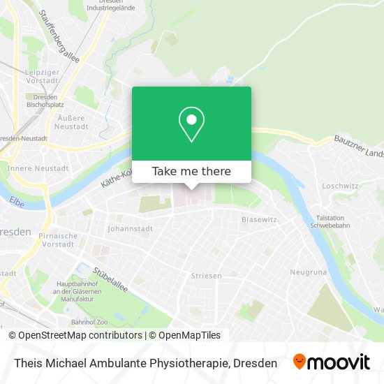 Карта Theis Michael Ambulante Physiotherapie