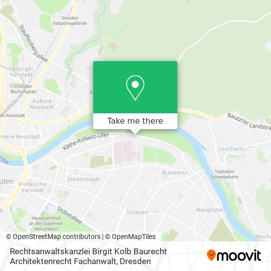 Rechtsanwaltskanzlei Birgit Kolb Baurecht Architektenrecht Fachanwalt map