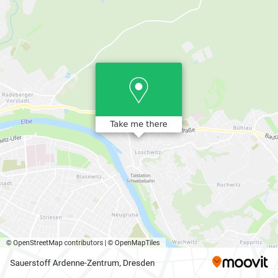 Sauerstoff Ardenne-Zentrum map