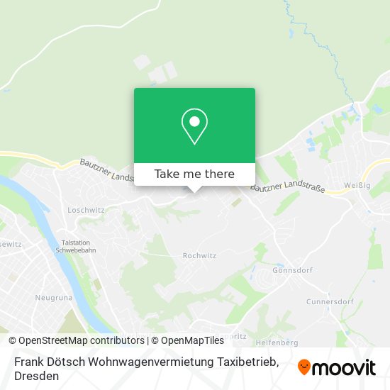 Frank Dötsch Wohnwagenvermietung Taxibetrieb map