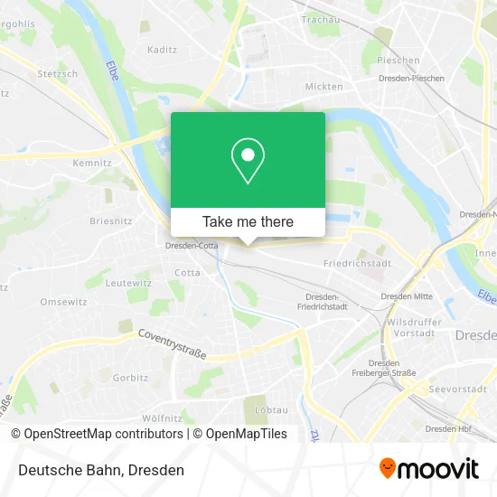 Карта Deutsche Bahn