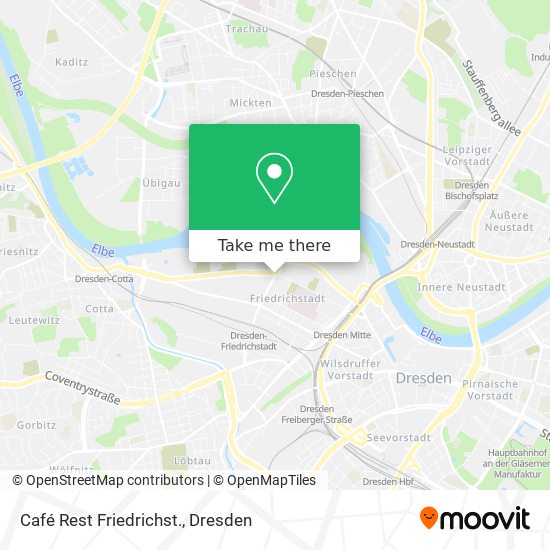 Café Rest Friedrichst. map