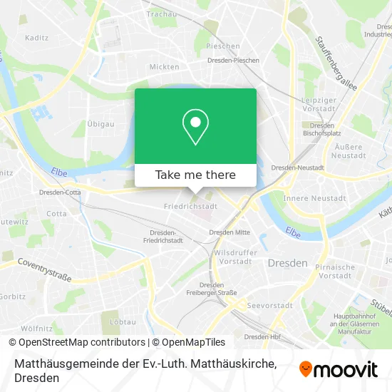 Карта Matthäusgemeinde der Ev.-Luth. Matthäuskirche