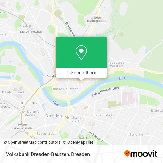 Volksbank Dresden-Bautzen map