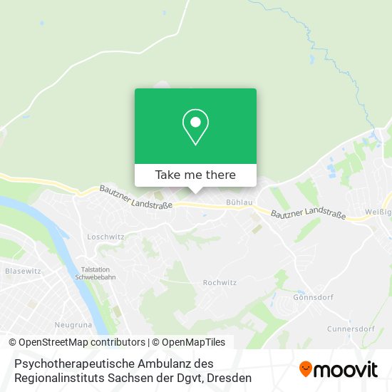 Psychotherapeutische Ambulanz des Regionalinstituts Sachsen der Dgvt map