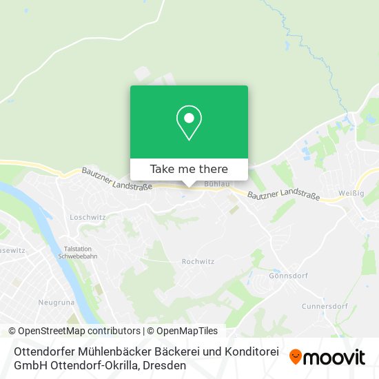 Ottendorfer Mühlenbäcker Bäckerei und Konditorei GmbH Ottendorf-Okrilla map