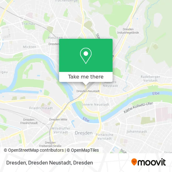 Карта Dresden, Dresden Neustadt