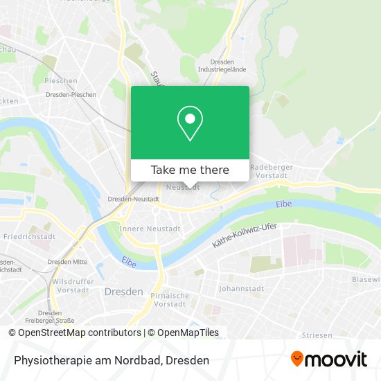 Карта Physiotherapie am Nordbad