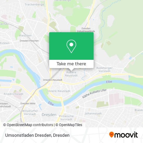 Umsonstladen Dresden map