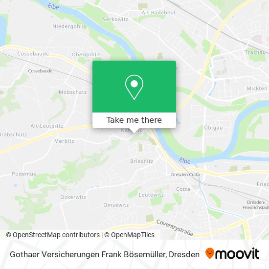 Gothaer Versicherungen Frank Bösemüller map