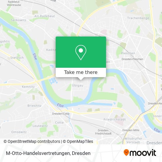 M-Otto-Handelsvertretungen map