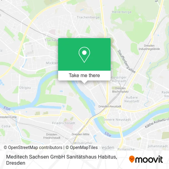 Карта Meditech Sachsen GmbH Sanitätshaus Habitus
