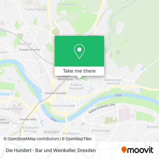 Die Hundert - Bar und Weinkeller map