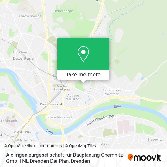 Карта Aic Ingenieurgesellschaft für Bauplanung Chemnitz GmbH NL Dresden Dai Plan