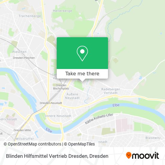 Blinden Hilfsmittel Vertrieb Dresden map