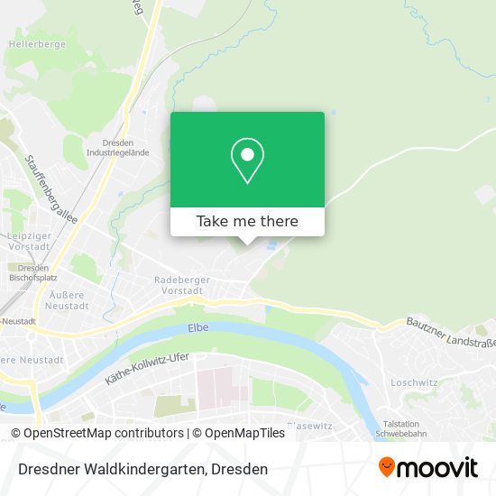 Dresdner Waldkindergarten map