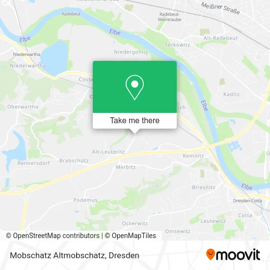 Карта Mobschatz Altmobschatz
