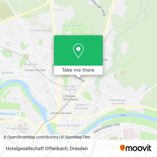 Hotelgesellschaft Offenbach map