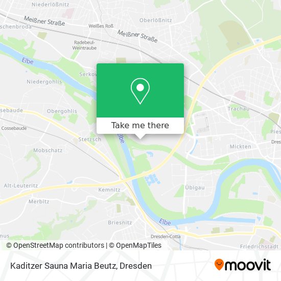 Kaditzer Sauna Maria Beutz map