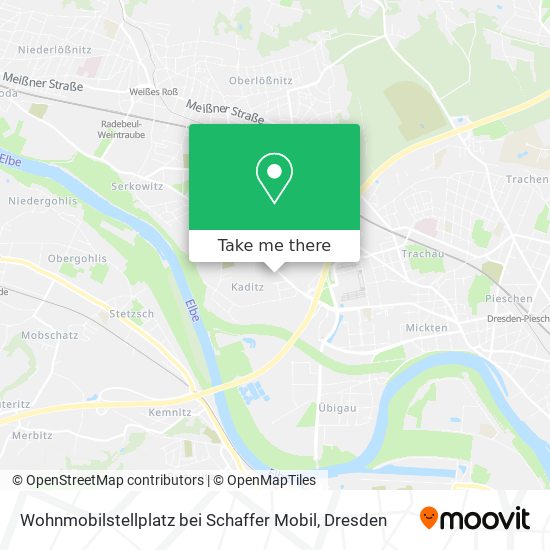 Карта Wohnmobilstellplatz bei Schaffer Mobil