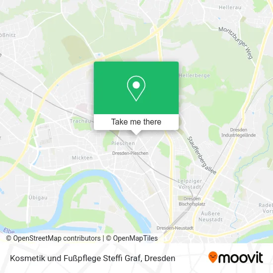 Карта Kosmetik und Fußpflege Steffi Graf