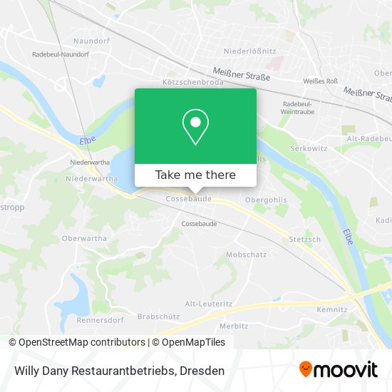 Карта Willy Dany Restaurantbetriebs