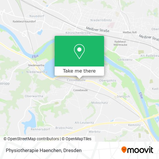 Physiotherapie Haenchen map