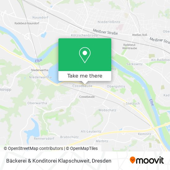 Bäckerei & Konditorei Klapschuweit map