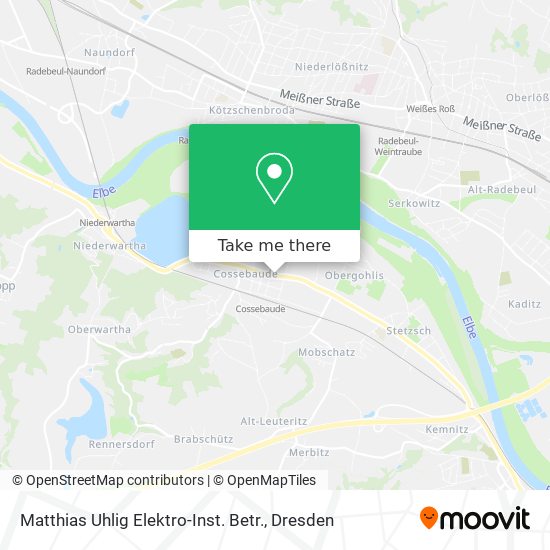 Matthias Uhlig Elektro-Inst. Betr. map
