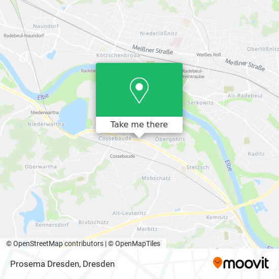 Prosema Dresden map