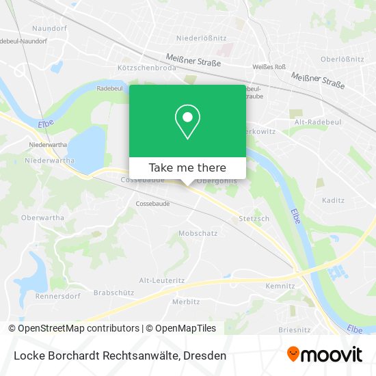 Locke Borchardt Rechtsanwälte map