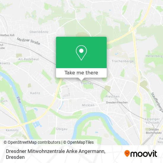 Карта Dresdner Mitwohnzentrale Anke Angermann