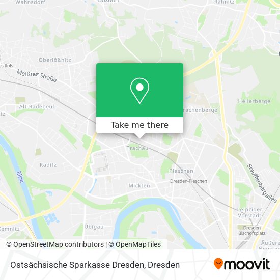 Ostsächsische Sparkasse Dresden map