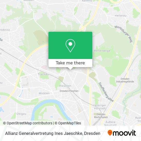 Allianz Generalvertretung Ines Jaeschke map