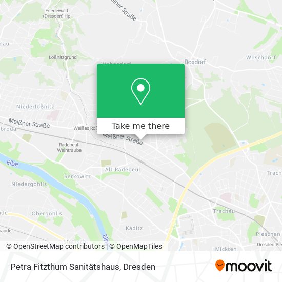 Petra Fitzthum Sanitätshaus map