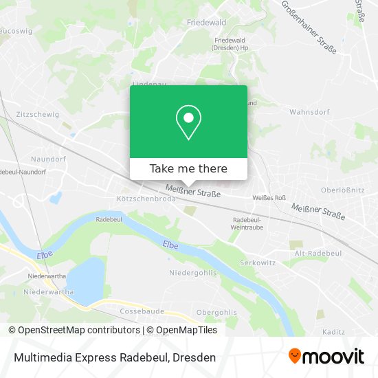 Карта Multimedia Express Radebeul