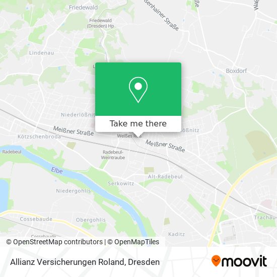 Allianz Versicherungen Roland map