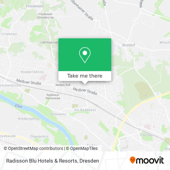 Radisson Blu Hotels & Resorts map