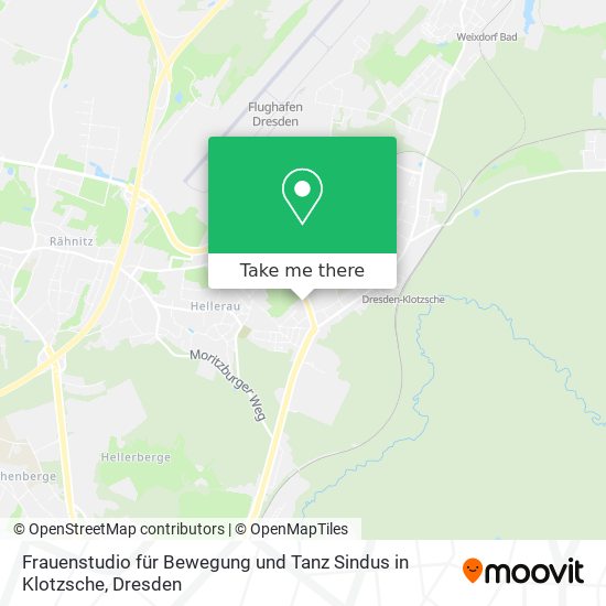 Frauenstudio für Bewegung und Tanz Sindus in Klotzsche map