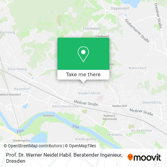 Prof. Dr. Werner Neidel Habil. Beratender Ingenieur map
