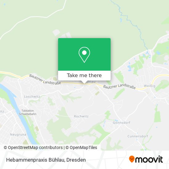 Hebammenpraxis Bühlau map
