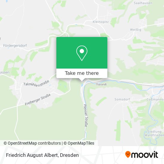 Friedrich August Albert map